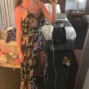 Romper - dress with shorts underneath.